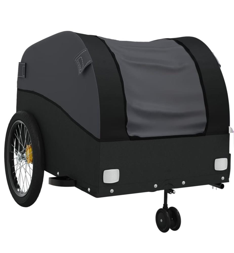 Remorque de vélo noir 45 kg fer