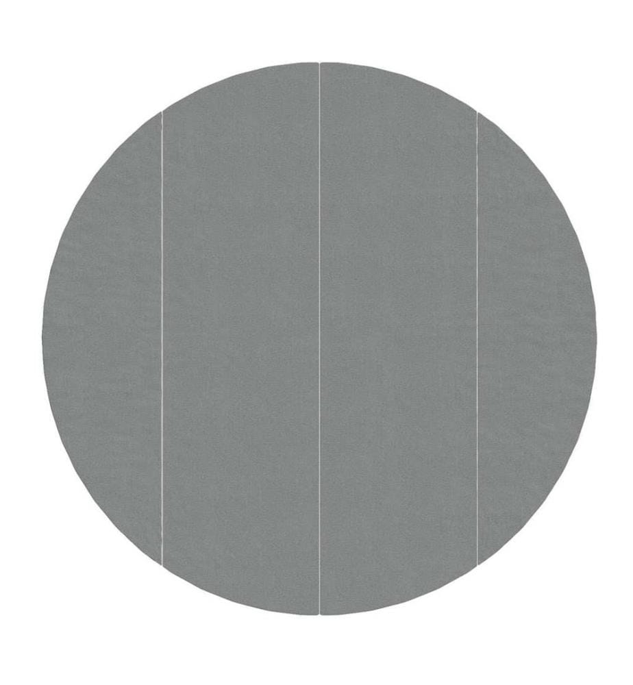 Pool-Bodentuch Hellgrau Ø458 cm Polyester Geotextil