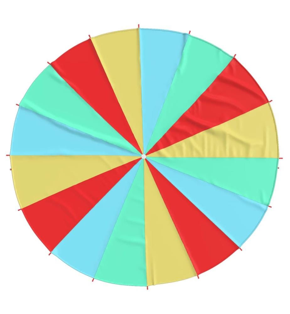 Parachute de jeu pour enfants Ø6 m tissu