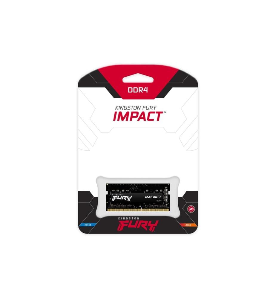 KINGSTON - SO-DDR4-RAM FURY Impact 3200 MHz 1x 8 GB