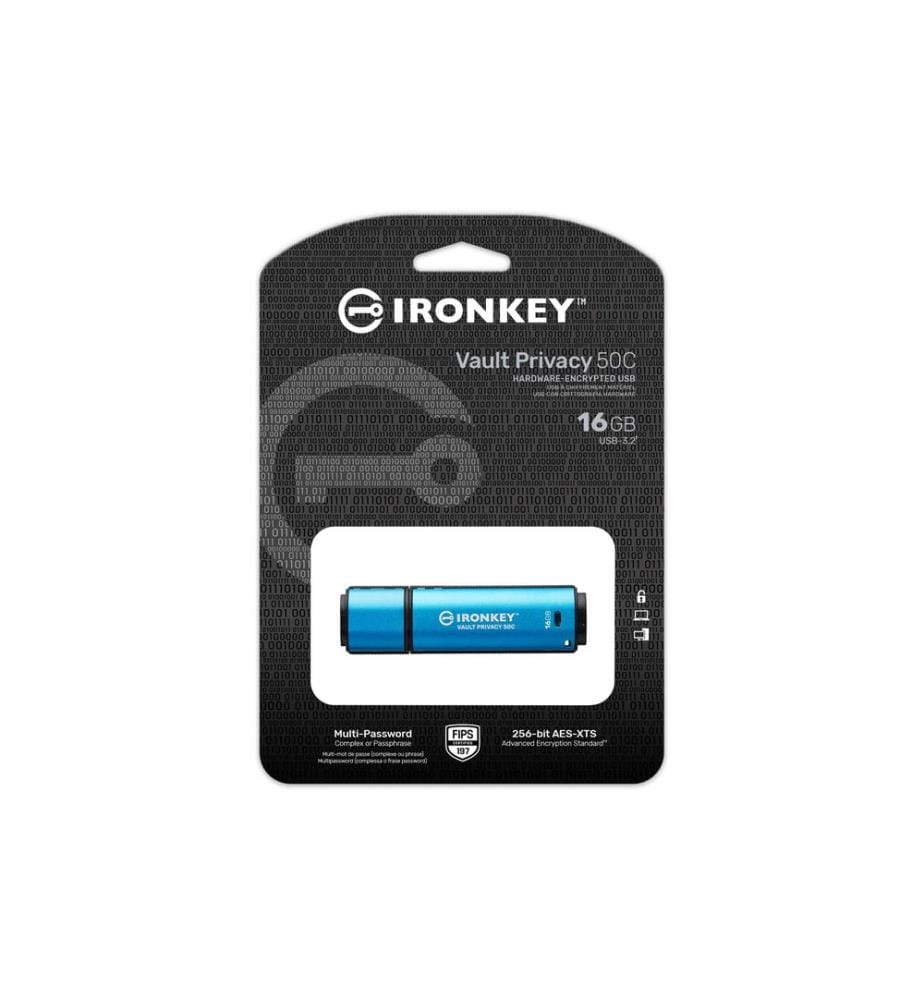 KINGSTON - USB-Stick IronKey Vault Privacy 50C 16 GB