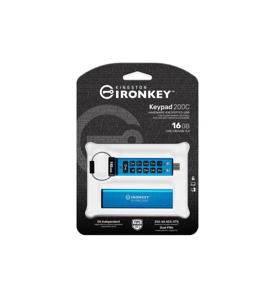 KINGSTON - USB-Stick IronKey Keypad 200C 16 GB