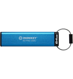 KINGSTON - Clé USB IronKey Keypad 200C 64 GB