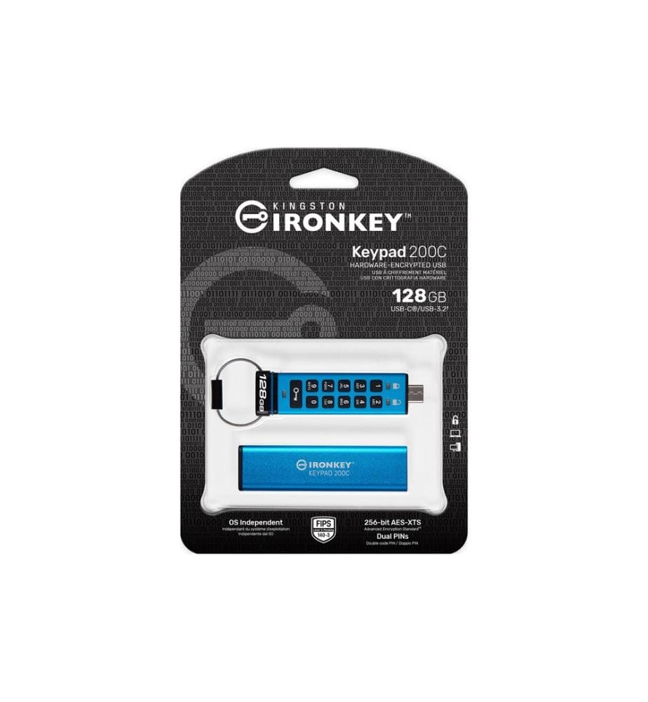 KINGSTON - USB-Stick IronKey Keypad 200C 128 GB