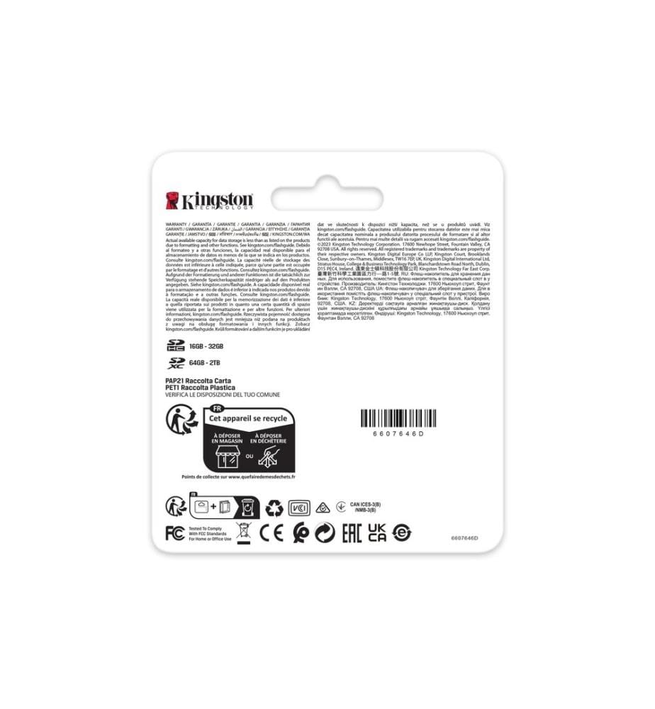 KINGSTON - Carte SDXC Canvas React Plus V60 512 GB