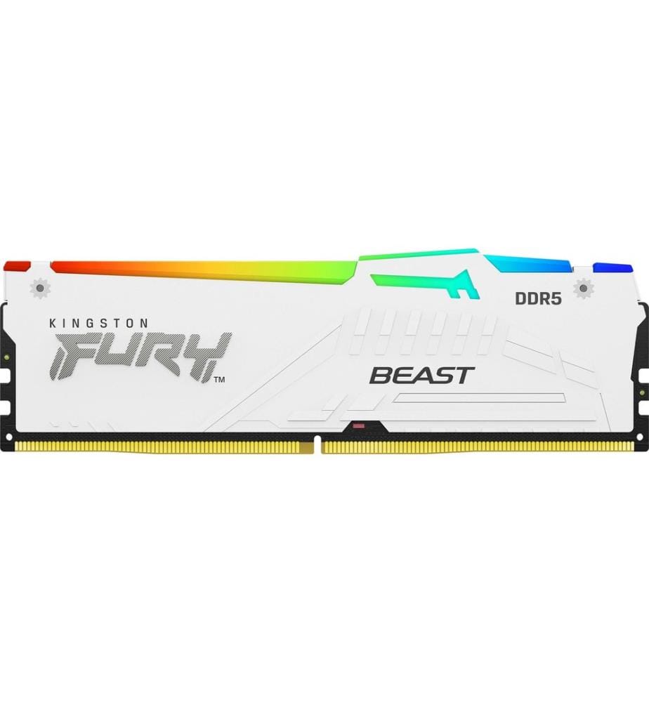 KINGSTON - DDR5-RAM FURY Beast Blanc RGB 6000 MHz 2x 16 GB