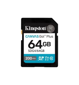 KINGSTON - SDXC-Karte Canvas Go! Plus 64 GB