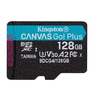 KINGSTON - microSDXC-Karte Canvas Go! Plus 128 GB, ohne Adapter