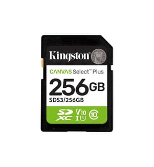 KINGSTON - SDHC-Karte Canvas Select Plus Gen3 256 GB
