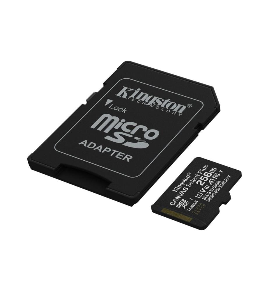 KINGSTON - Carte microSDXC Canvas Select Plus Gen3 256 GB