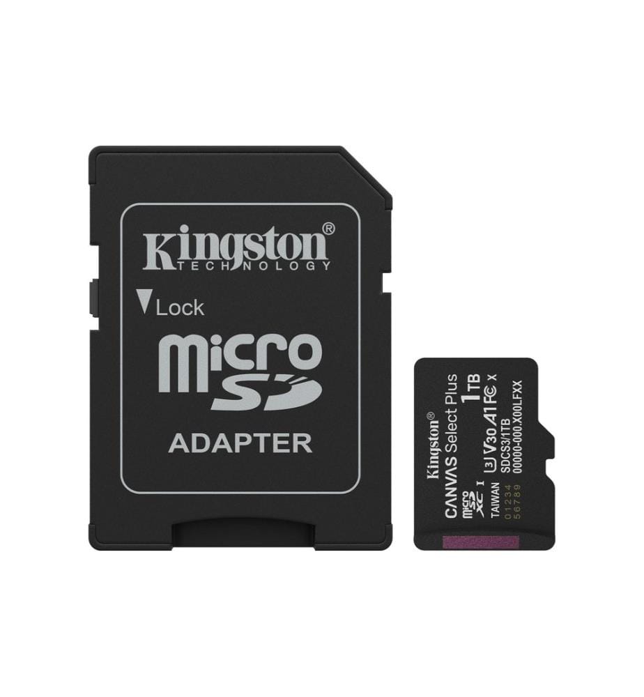 KINGSTON - Carte microSDXC Canvas Select Plus Gen3 1000 GB