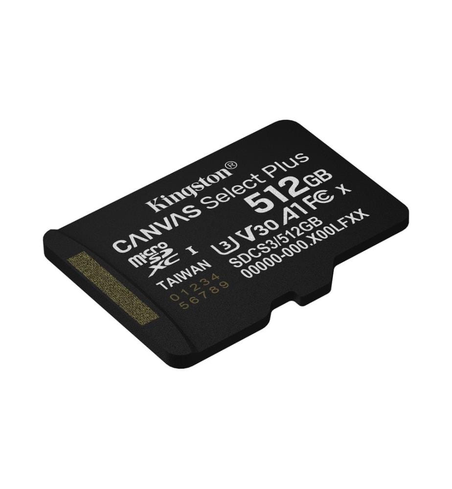 KINGSTON - Carte microSDXC Canvas Select Plus Gen3 512 GB