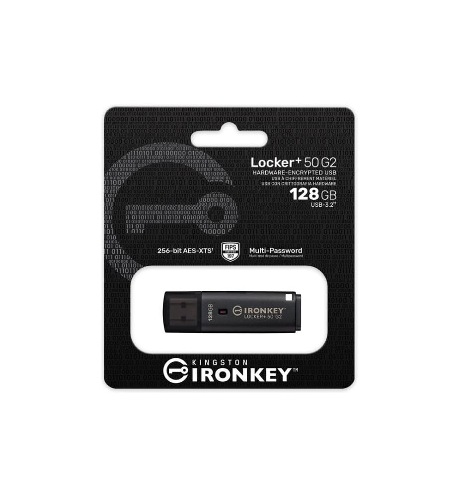 KINGSTON - USB-Stick IronKey Locker+ 50 G2 128 GB