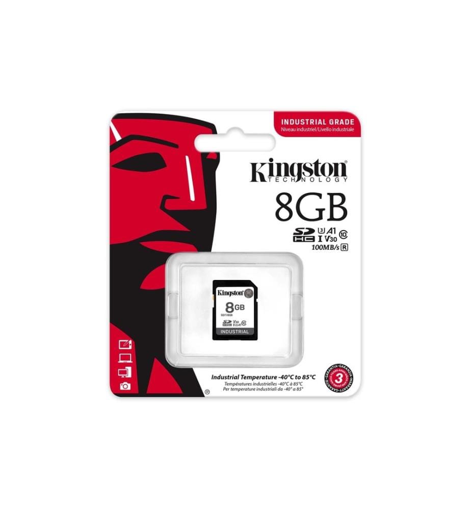 Kingston Carte SDHC Industrial 8 GB