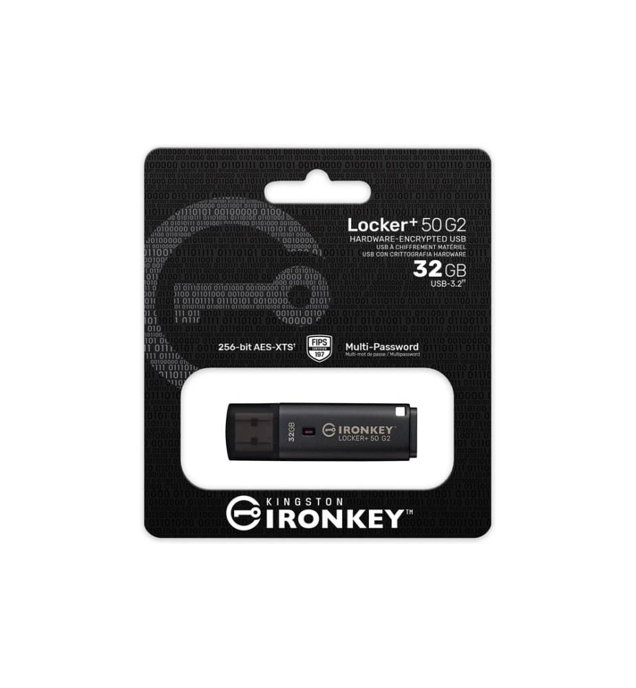 Kingston Clé USB IronKey Locker+ 50 G2 32 Go