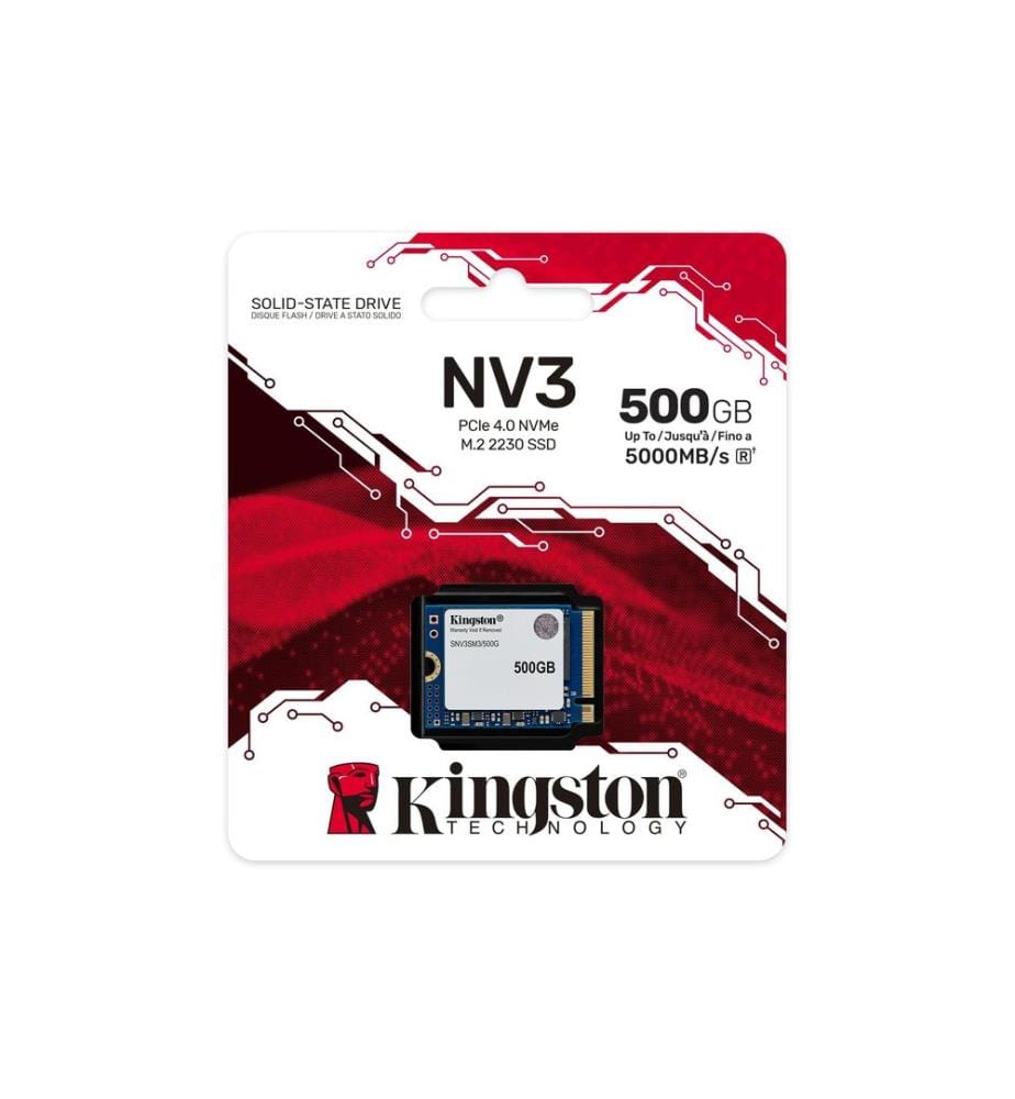 Kingston SSD NV3 500 GB M.2 2230 M.2 NVMe 500 GB