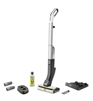 FC 4-4 Battery Set Floor Cleaner - Silver and Black