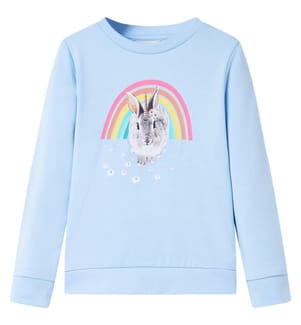 Kinder-Sweatshirt Hellblau 128