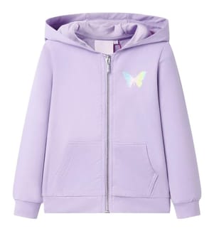 Kinder-Kapuzenpullover Lila 92