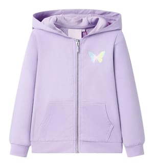 Kinder-Kapuzenpullover Lila 104