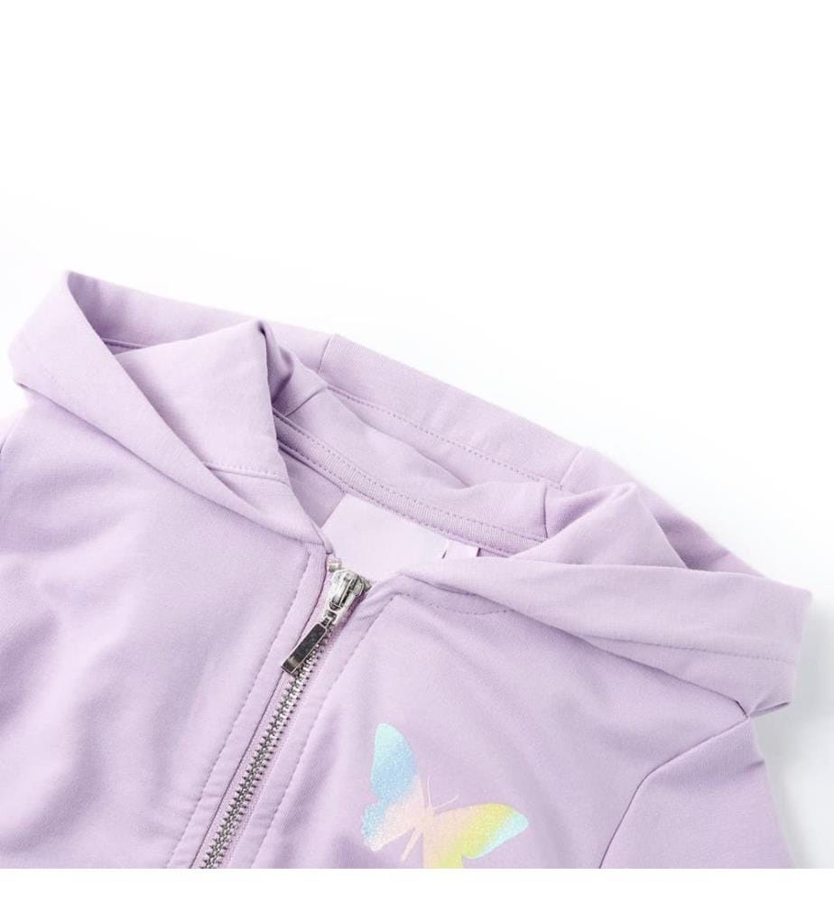 Kinder-Kapuzenpullover Lila 104