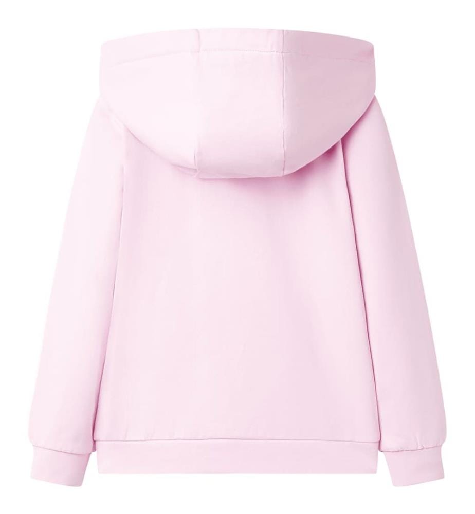Kinder-Kapuzenpullover Hellrosa 116