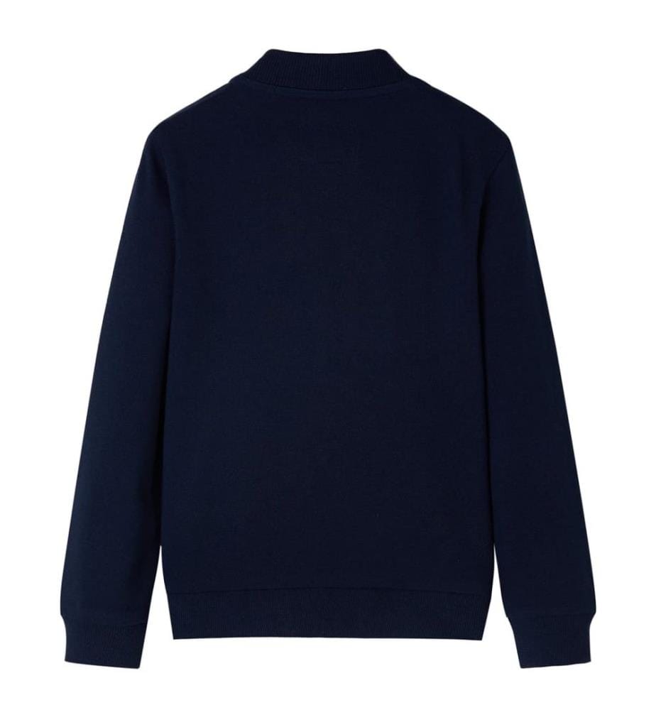 Kinder-Sweatshirt mit Reissverschluss Marineblau 116