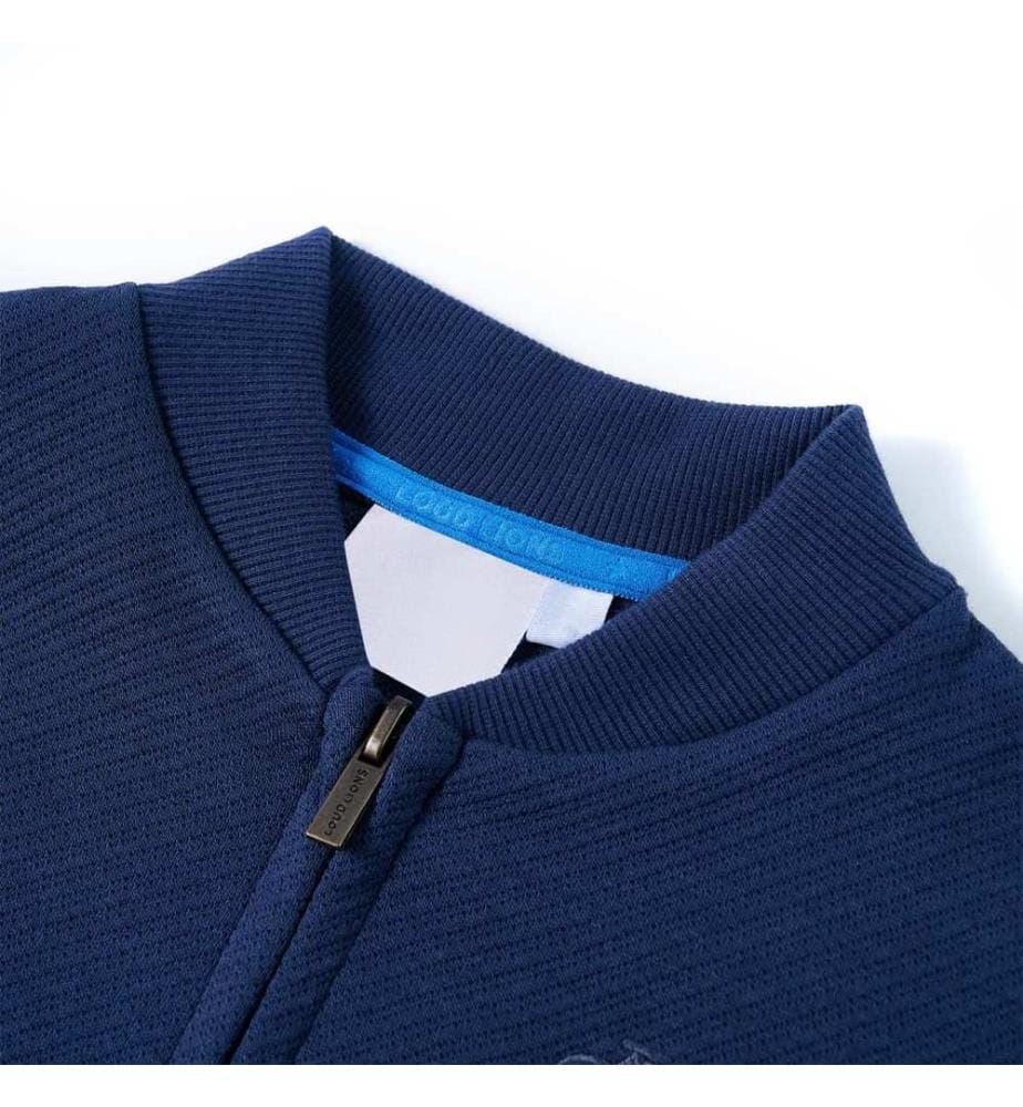 Kinder-Sweatshirt mit Reissverschluss Marineblau 104