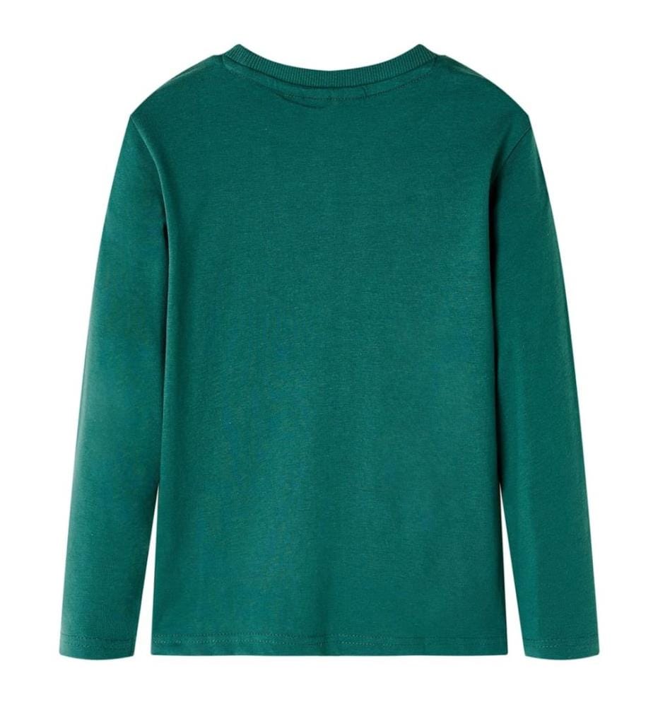 Kinder-Langarmshirt Grün 128