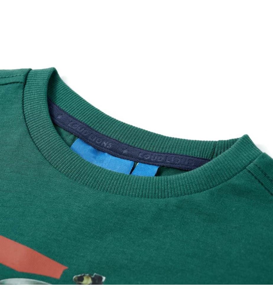 Kinder-Langarmshirt Grün 128
