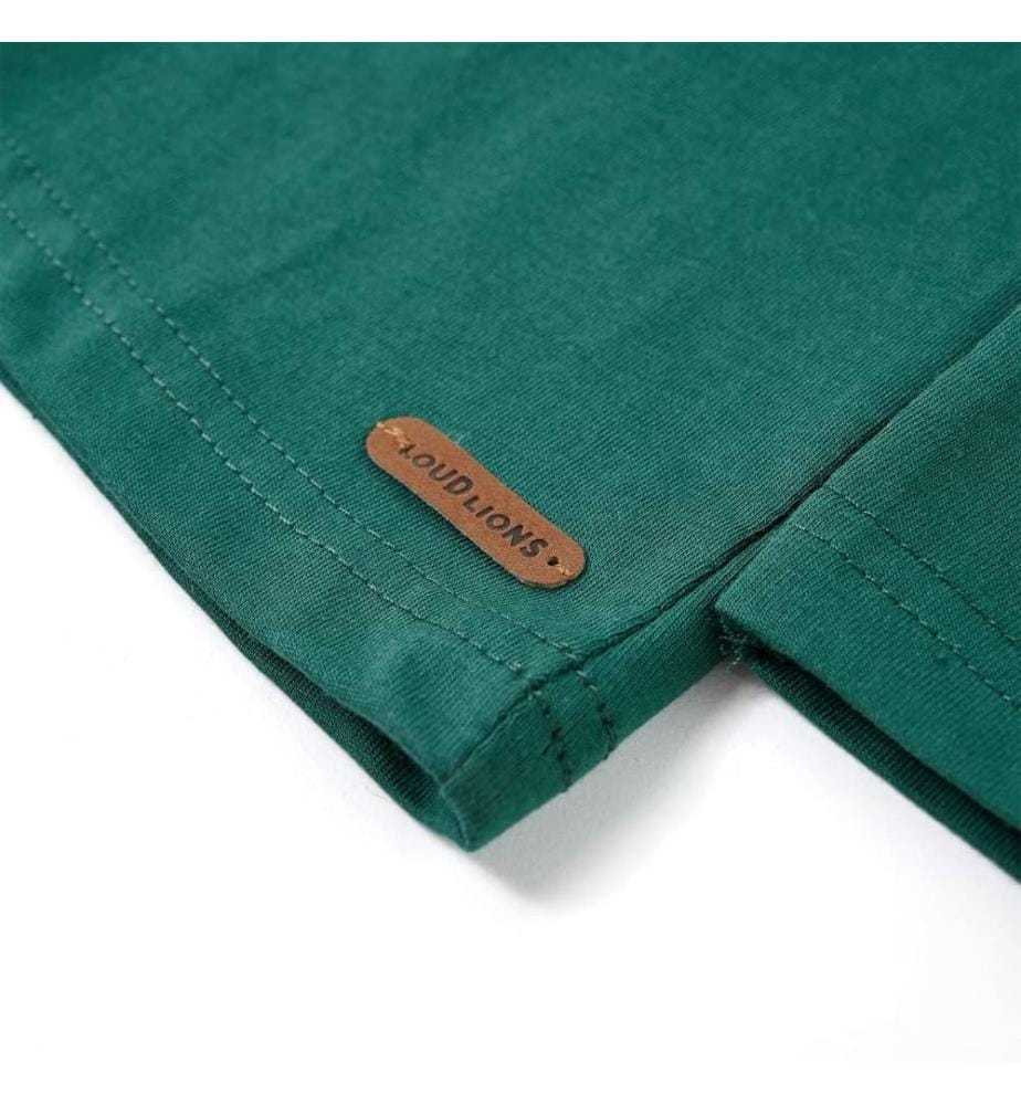 Kinder-Langarmshirt Grün 128