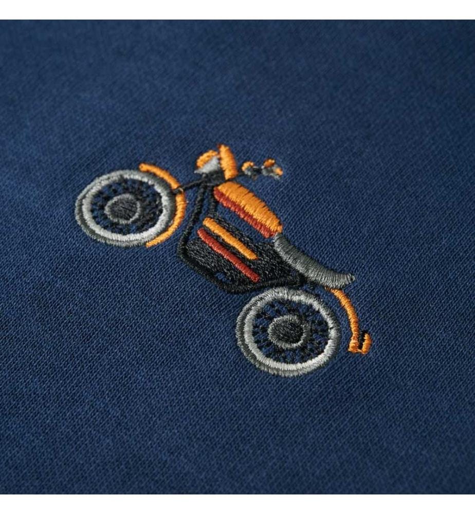 Kinder-Sweatshirt Indigoblau 116