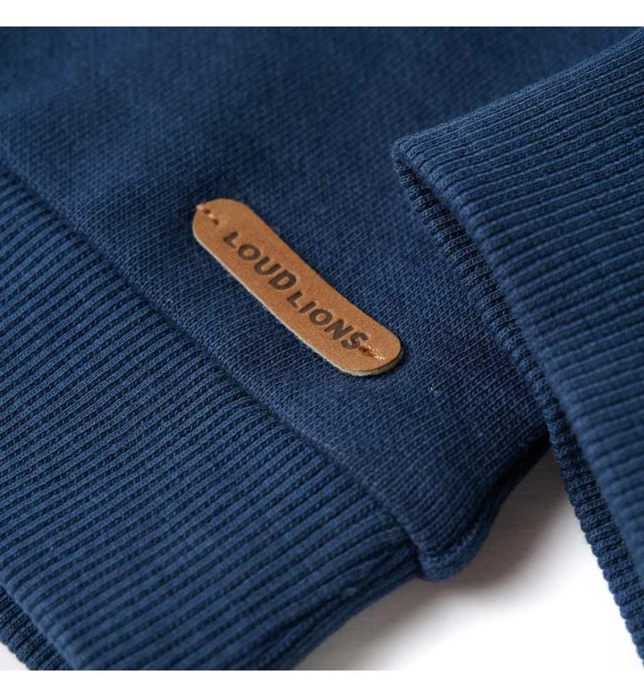 Kinder-Sweatshirt Indigoblau 116