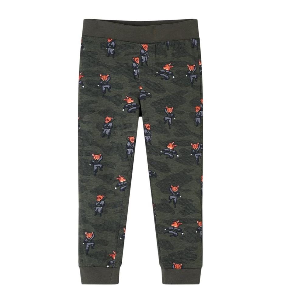 Kinderpyjama mit Langen Ärmeln Khaki 140