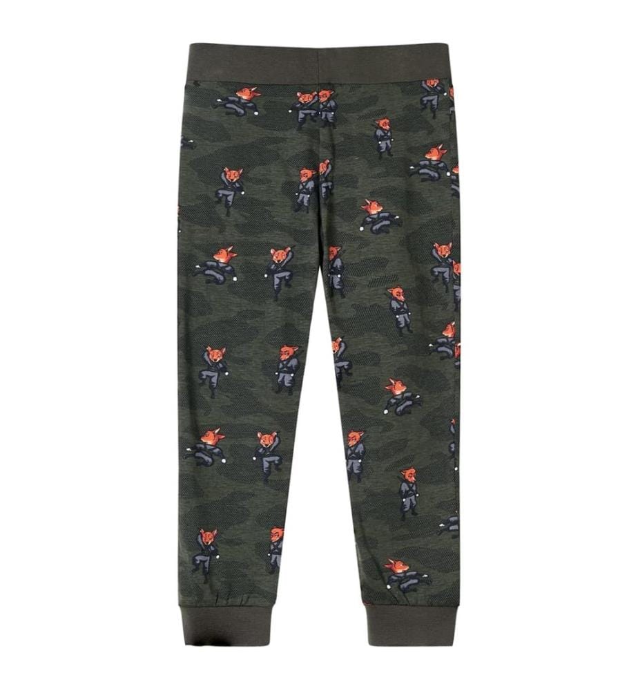 Kinderpyjama mit Langen Ärmeln Khaki 140