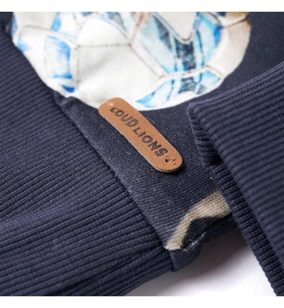 Kinder-Sweatshirt Marineblau 104