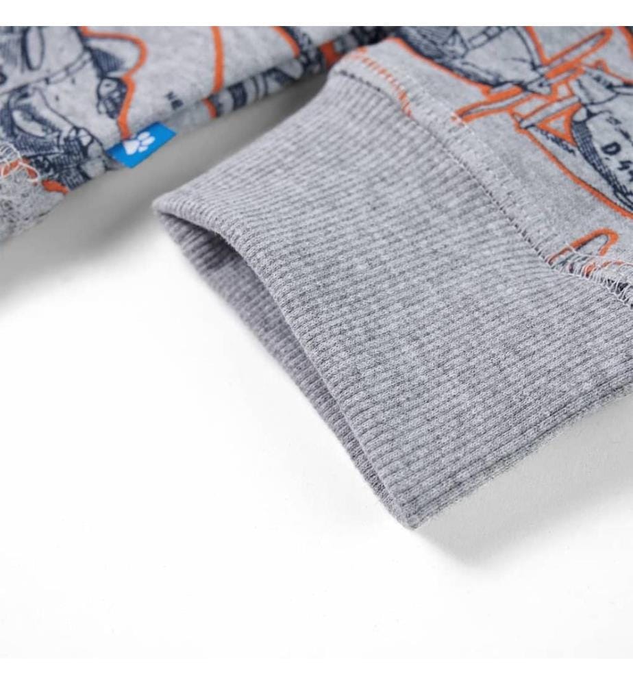Kinder-Sweatshirt Grau Melange 140