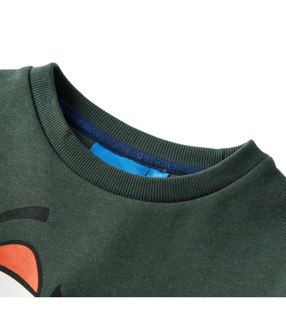 Kinder-Sweatshirt Dunkelgrün 104