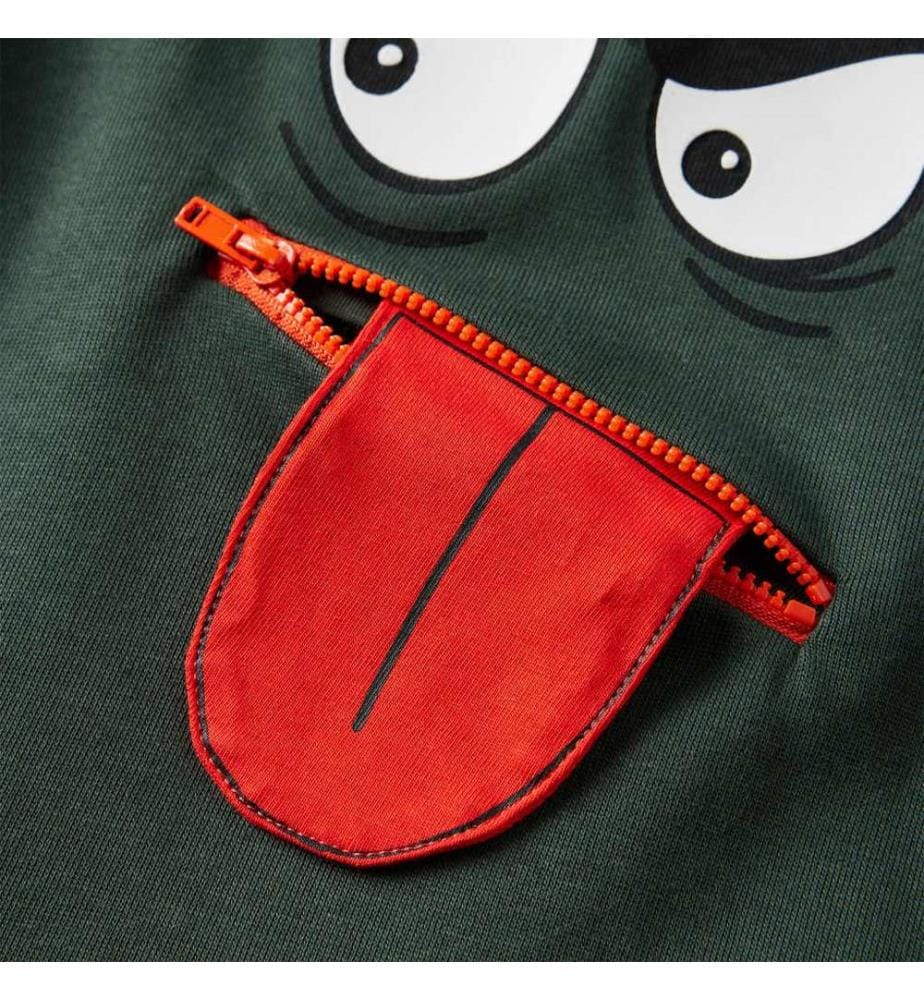 Kinder-Sweatshirt Dunkelgrün 104