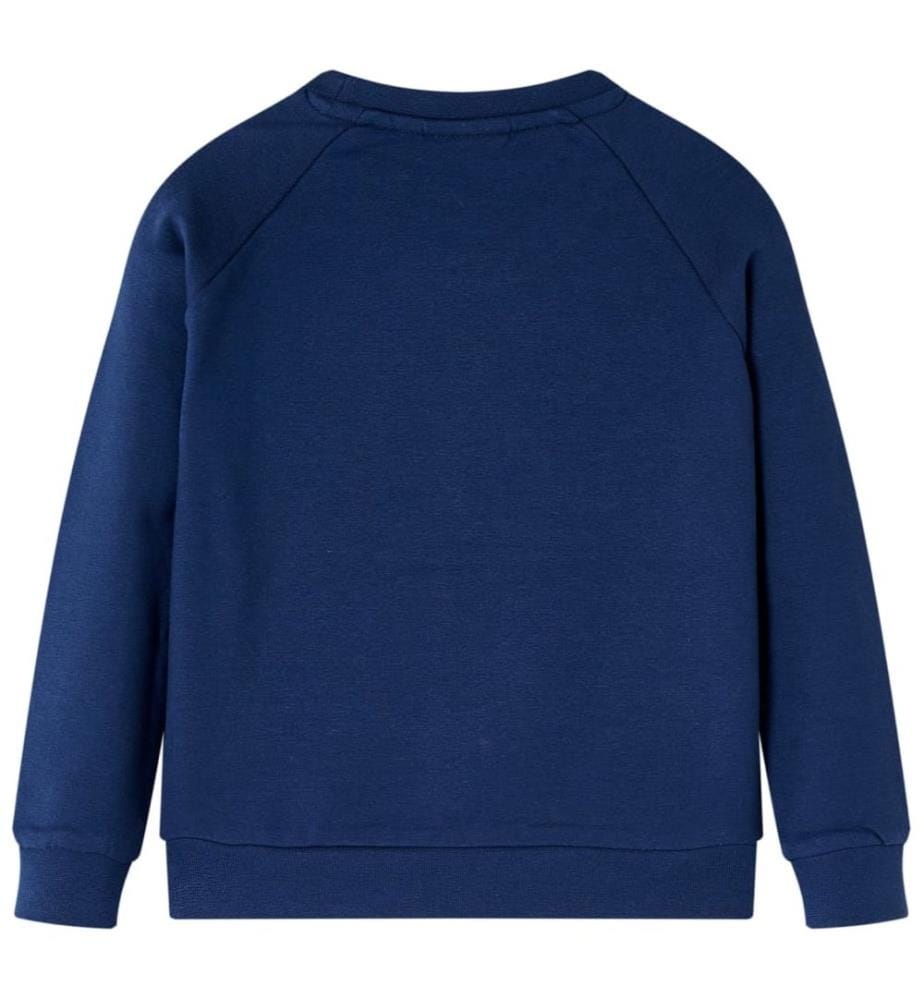 Kinder-Sweatshirt Marineblau 116