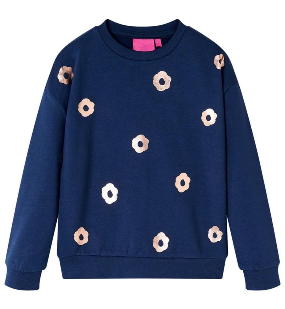 Kinder-Sweatshirt Marineblau 104