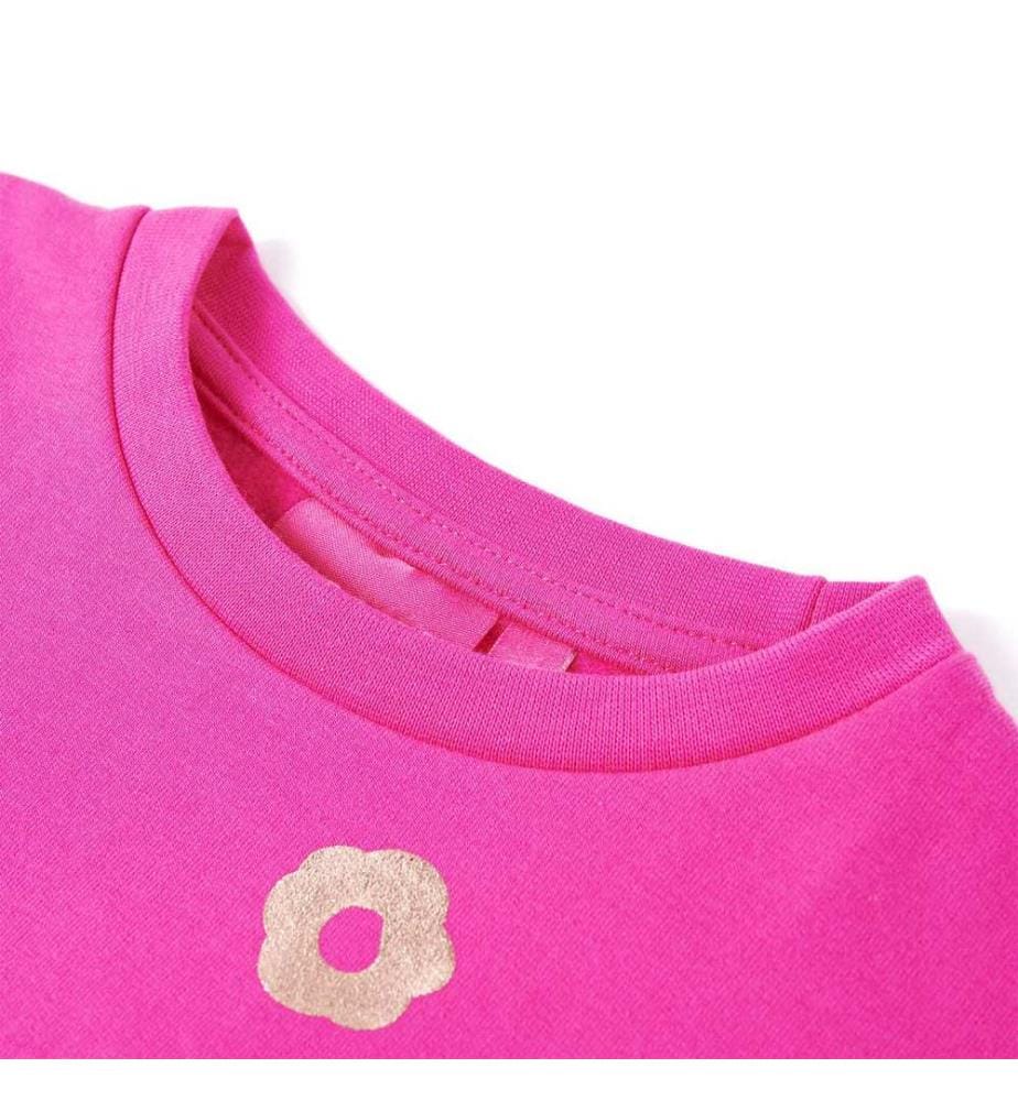 Kinder-Sweatshirt Dunkelrosa 140