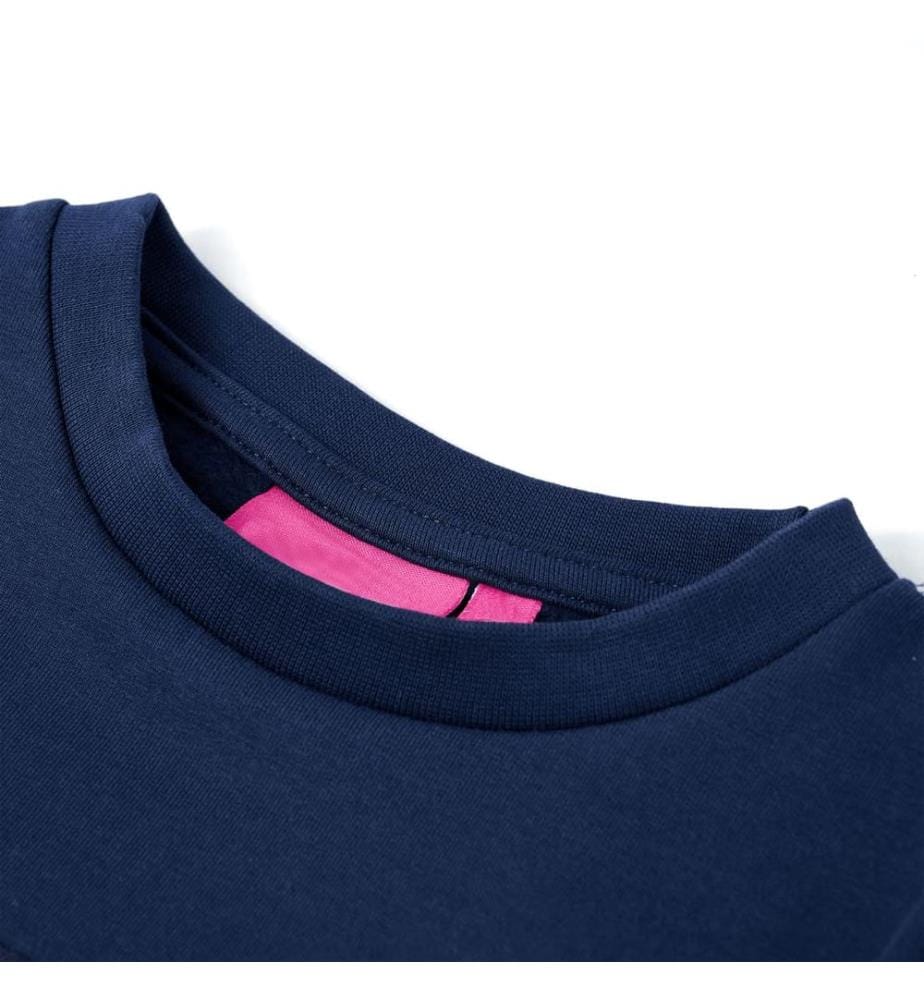 Kinder-Sweatshirt Marineblau 140