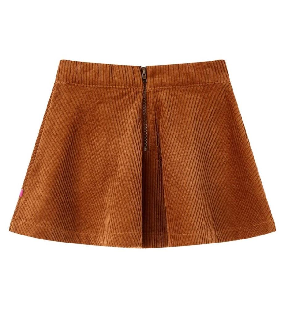 Kinderrock mit Taschen Cord Cognac 92