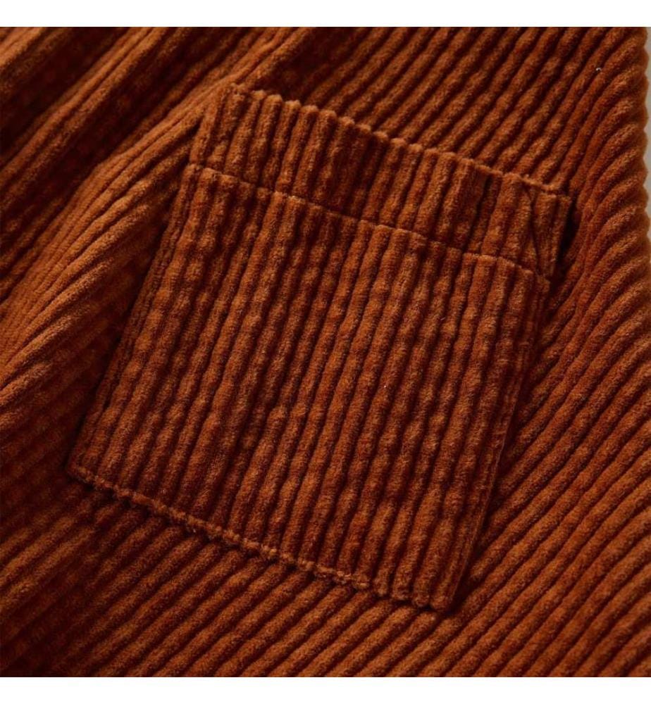 Kinderrock mit Taschen Cord Cognac 104