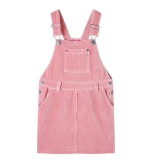 Kinder-Latzkleid Cord Hellrosa 104