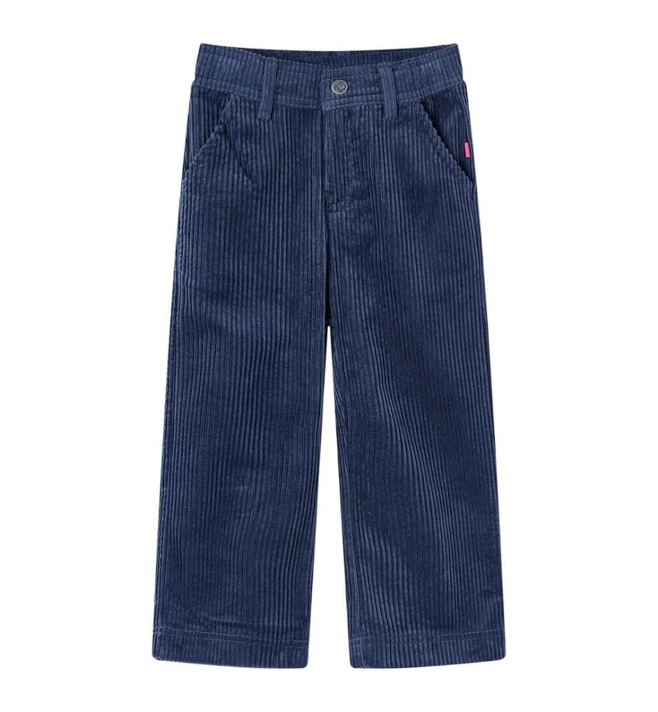 Kinderhose Cord Marineblau 104