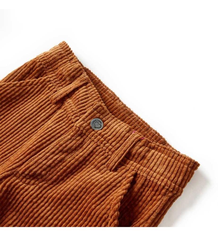 Kinderhose Cord Cognac 104