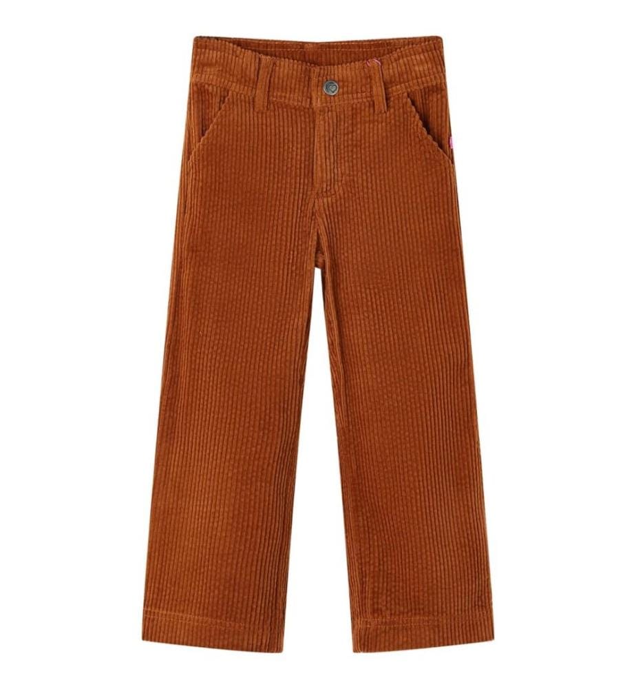 Kinderhose Cord Cognac 116