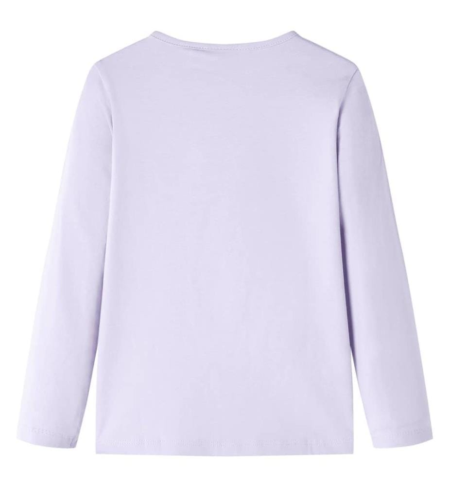 Kinder-Langarmshirt Helllila 92